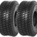 AR-PRO (2-Pack) 15x6.00-6 Lawn Mower Tires, Replacement 4 Ply Front Lawn Mower Tire Tubeless, 570lbs Load Capacity, Fit for Most Riding Mower, Lawn Garden Tractors
