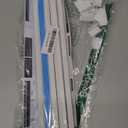 112in Cord Hider Kit, Cord Covers for Wires on Wall, Premium One-Cord Cable Hider, Paintable Cable Raceways, Self-Adhesive Wire hiders for TV, 8L14inW0.59inH0.4in, White