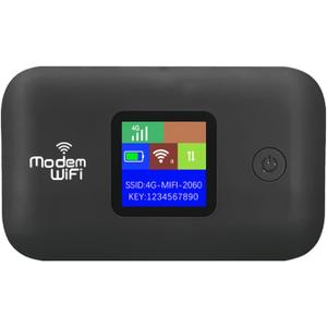 4G LTE Wi Fi Mobile Hotspot, Portable Wi Fi Hotspot for Travel, 10 Connected Devices, Cordless Internet Router Devices with SIM Card Slot, for Europe Africa Southeast Asia