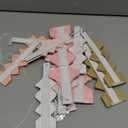 SUNBEAUTY 11Pcs Paper Fans Party Decorations for Wall, Wood Pink Color Large Spring Summer Fan Happy Birthday, Valentines Day Decorations for Reusable Any Occasion