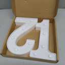 21st Birthday Decorations for Her Him,21st Birthday Centerpieces Table Decorations for Women Men,Light Up Numbers 21 Sign for Party Backdrop Wall Decor for 21 Wedding Anniversary Decoration