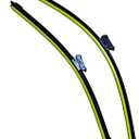 Original Wiper,(26"+19") Replacement for Tesla model 3,All-Seasons Applicable, Natural Rubber, Teflon, Silent, Wear-resistant (26"+19"(Pair of Front Windshield))