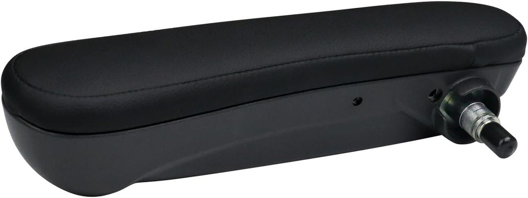 Front Driver Side Seat Armrest Adjustable Arm Rest Black Compatible with 2016-2019 Fiat 500 Replaces 6BV31JXWAA