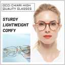 OCCI CHIARI Women's Reading Glasses 2.50 Stylish Reader Glasses 2.5x