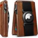 BULLIANT Men Airtag Wallet,Slim Front Pocket Wallet Money Clip for Men Gift 3.8"x2.7",Pop-up Access