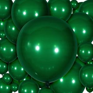 300 Pcs Latex Balloons Different Sizes 5/10/12/18 Inch Party Anniversary Balloons Bulk for Birthday Wedding Baby Shower Party Decoration(Dark Green)