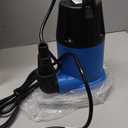 FOTING Sump Pump 1HP Clean/Dirty Submersible Water Pump,4600GPH Utility Pump Thermoplastic Electric Portable Transfer Water Pump for Swimming Pool Pond Basement with 10ft Power Cord,Manual