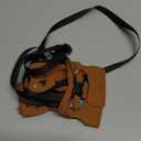 3 Pack Bearded Dragon Leash and Harness Set, Retractable 9.8FT Leash with 3 Sizes Adjustable Soft Harness for Reptile Small Animals Walking, Cute Lizard Vest Clothes for Reptile Lovers -Brown