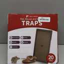 LULUCATCH Super Glue Traps 20 Pack for Mice & Snakes, Larger, Heavier Sticky Traps with Non-Toxic Glue. Sticky Mouse Traps Indoor, Easy to Set, Pet Safe Pest Control