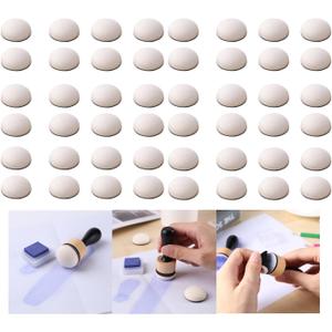 BAOFALI 40Pcs/Set Ink Blending Round Head Foams Replacement Refill Foam for Foams Scrapbooking Painting Drawing Art Blending Scrapbooking Painting Drawing Art Supplies Ink Tool