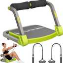 Ab Machine Ab Trainer - Sit Up Exercise Equipment& Core Machine, 4 Level Adjustable Resistance, Foldable Ab Crunch Machine for Home Gym Stomach Workouts