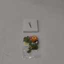 Harloon 4 Pieces Christmas Book Lover Gifts Flowers Crochet Bookmark Book Lovers Bookmarks Handmade Knitted Book Marker Curtain Tiebacks Holdbacks Car Ornaments for Readers Writers Library(Classic)