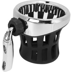 Drink Holder, KIMISS Motorcycle Handlebar Drink Cup HolderMount Aluminum Rubber Water Cup Holder for Gold Wing
