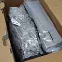 Bedsure King Size Comforter Set - Bedding Sets King 7 Pieces, Pintuck Bed in a Bag Grey Bed Set with Comforter, Sheets, Pillowcases & Shams