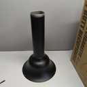 Steel Cigarette Butt Receptacle Disposal Outdoor for Keeping a Fresh and Clean Area, 5 Gallon Capacity, Black
