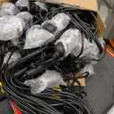 XMCOSY+ Smart Outdoor String Lights, 123Ft Patio Lights Waterproof, App Control, Compatible with Alexa, RGBCWIC Color Changing LED String Light for Outside (Black)