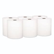 6 pack 8" paper towels (white )