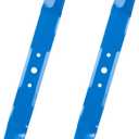 Aeagle GX20249 GX20433 42 Inch Mulching Mower Blades for John Deere L111 L110 L100 L118 L108 L107 L105 42" Lawn Tractor Replace GY20567 M128485, Circle Shape, 3-in-1, 2 Pack (Blue)