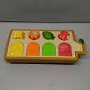 Fisher-Price Baby Toy Hide & Peek Pop-Up Animal-Themed Sensory Activity with Wood Accents & Sounds for Ages 9+ Months
