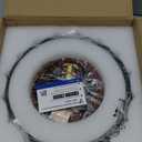 XZHGCEE Plug in Pendant Light Fixtures: Hanging Light Plug in Green Glass Hanging Lamp, Pendant Lighting for Kitchen Island, Bedroom, Dining Room, Living Room, E26 No Bulb (Copper)