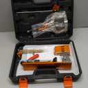 VEVOR Pocket Hole Jig Kit, 34 Pcs Pocket Hole Jig System with 11" C-clamp, Fixture, Step Drills, Wrenches, Drill Stop Rings, Square Drive Bits, Toolbox, Adjustable, for DIY Carpentry Projects 