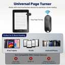 DATAFY Remote Control Page Turner for Kindle Paperwhite Oasis Kobo eReaders, Camera Camcorder Remote Controls, Page Turner Clicker for ipad Tablets Reading Novels with Wrist Strap Storage Bag