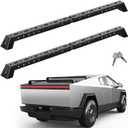 Tuyoung 550lbs Heavy Duty Roof Rack Cross Bars Compatible with Tesla Cybertruck 2024 2025 Accessories, Lockable Aluminum Crossbar Canoe Kayak Car Snowboard Rooftop Cargo Carrier Luggage