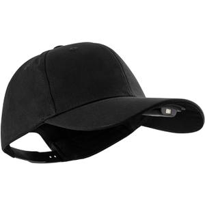 LED Hat Light - POWERCAP Baseball Cap with Light Built in - LED Cap Visor Light with Bright Headlight and IPX4 Rating