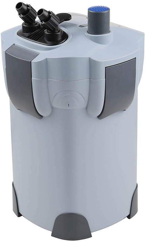 Polar Aurora Free Media 3-Stage External Canister Filter with 9-watt UV Sterilizer for Aquarium 265 GPH Builtin Pump Kit Canister