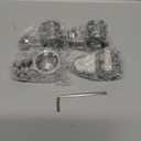 TINGZHIGO Marine Bimini Top Jaw Slide 316 Stainless Steel Fit for 1 inch or 7/8 inch Round Tube, Heavy Duty, Boat Bimini Top Hardware(4-Pack)