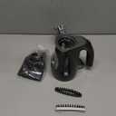 HiLIFE Steamer for Clothes, Portable Handheld Design, 240ml Big Capacity, 700W, Strong Penetrating Steam, Removes Wrinkle, for Home, Office(ONLY FOR 120V)-Black