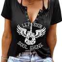 Guitar Wings Tank Tops Women Hollow Out Country Music Tops Rock Concert Tees Rock and Roll Sleeveless T-Shirt (Small, Black-13)
