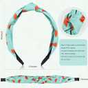 DiyJibb Headbands for Women Girls - 6PCS Stylish Top Knotted Headbands - Knotted Headband for Women - Head Bands Wide Hairband Hair Accessories