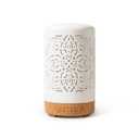Earnest Living Essential Oil Diffuser Ceramic Artificial Succulent Plants Potted Diffuser 100 ml for Lavender Essential Oils Timers Night Lights and Auto Off Humidifier Aromatherapy Diffusers for Gift