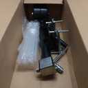 2500lbs Trailer Jack with Dual Wheel, 20-24V Cordless Drill Compatible, Heavy Duty Bolt on Trailer Tongue Jack for RV and Utility Trailer, Boat, 12" Lift Black