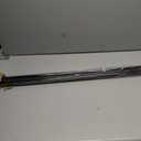 2 Pack Shower Curtain Rod 56-104 Inch, 1"Diameter Spring Long Adjustable Tension Curtain Rods for Bathroom Windows Closet No Drilling No Rust, Black