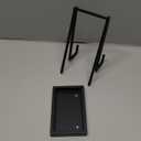 Shimeyao Metal Display Easel Stand 8 x 5 x 3 Inch Black Tabletop Easel Stand Modern Abstract Tabletop Display Holder for Books Plate Photo Frame Artwork Record Albums