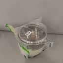 ROCKURWOK Ceramic Nonstick Sauce Pan, 3 QT Pot with Steamer, Non Toxic & PFAS-Free, Wooden Handle for Cool Touch, Universal Base(Gas, Electric & Induction), White