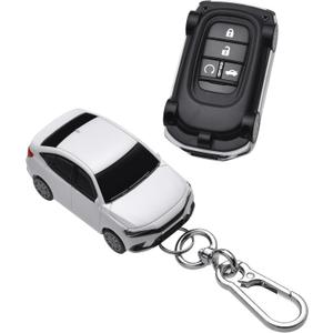 for Honda 2022 2023 2024 CR-V Civic Accord HR-V Pilot Key Fob Cover, Compatible with 2/3/4/5 Buttons Smart Remote Key - White B11