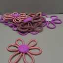 Wesiti 9 Pcs Boho Nursery Decor 3 Size Daisy Flower and Butterflies Woven Macrame Wall Hanging for Home Nursery Bedroom Dorm Wall Art(Fresh Color)