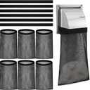 6Pcs Dryer Vent Lint Catcher Bags, Lint Trap Catcher for Dryer Vent for Outside