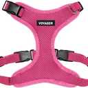 Voyager Step-in Lock Pet Harness - All Weather Mesh, Adjustable Step in Harness for Cats and Dogs by Best Pet Supplies - Fuchsia, M