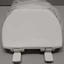 2 x Bemis 7300SLEC Slow Close Toilet Seat, Easy Clean Hinges and Durable Plastic Seat, Made in USA, Elongated, White