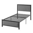Metal Twin Gray Bed Frame with Linen Upholstered Headboard, Platform Bed with 12.6 in. Under Bed Storage and Nailhead
(35)
Questions & Answers (11)