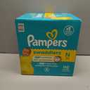 Pampers Swaddlers Diapers, Size 0 (up to 10 lbs), 140 Count, Absorbent, Keeps Baby Dry and Comfortable, Skin Safe Disposable Baby Diaper (Newborn)