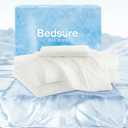 Bedsure Cooling Comforter Queen Size – Cooling Blankets for Hot Sleepers, Q-Max > 0.42, Breathable Cooling Blanket for Night Sweats, 3-Piece Set, 1 White Comforter (90"x90") & 2 Pillowcases (20"x26")