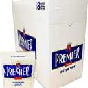 Premier Premium Filter Tips - 18mm - 200 Filters/Bag (18 Bags for a Total of 3,600 Filters)