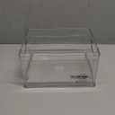 iDesign Pantry Storage Bin with Handles for Cabinets or Fridge - Clear - Made in USA (Medium)