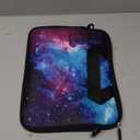 RICHEN 10 inch Messenger Bag Carring Case Sleeve with Handle Accessory Pocket Fits 7 to 10-Inch Laptops/Notebook/ebooks/Kids Tablet/Pad (7-10.2 inch, Galaxy)