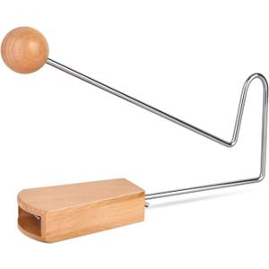Vibraslap, Percussion Instrument, Latin Hand Percussion Instrument, Easy to Use Handheld Rattling Sound Effect for Musicians, Bands, and Studios